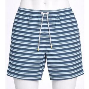 Bonobos Blue Stripe Swim Trunks Men’s Medium 9” Inseam
